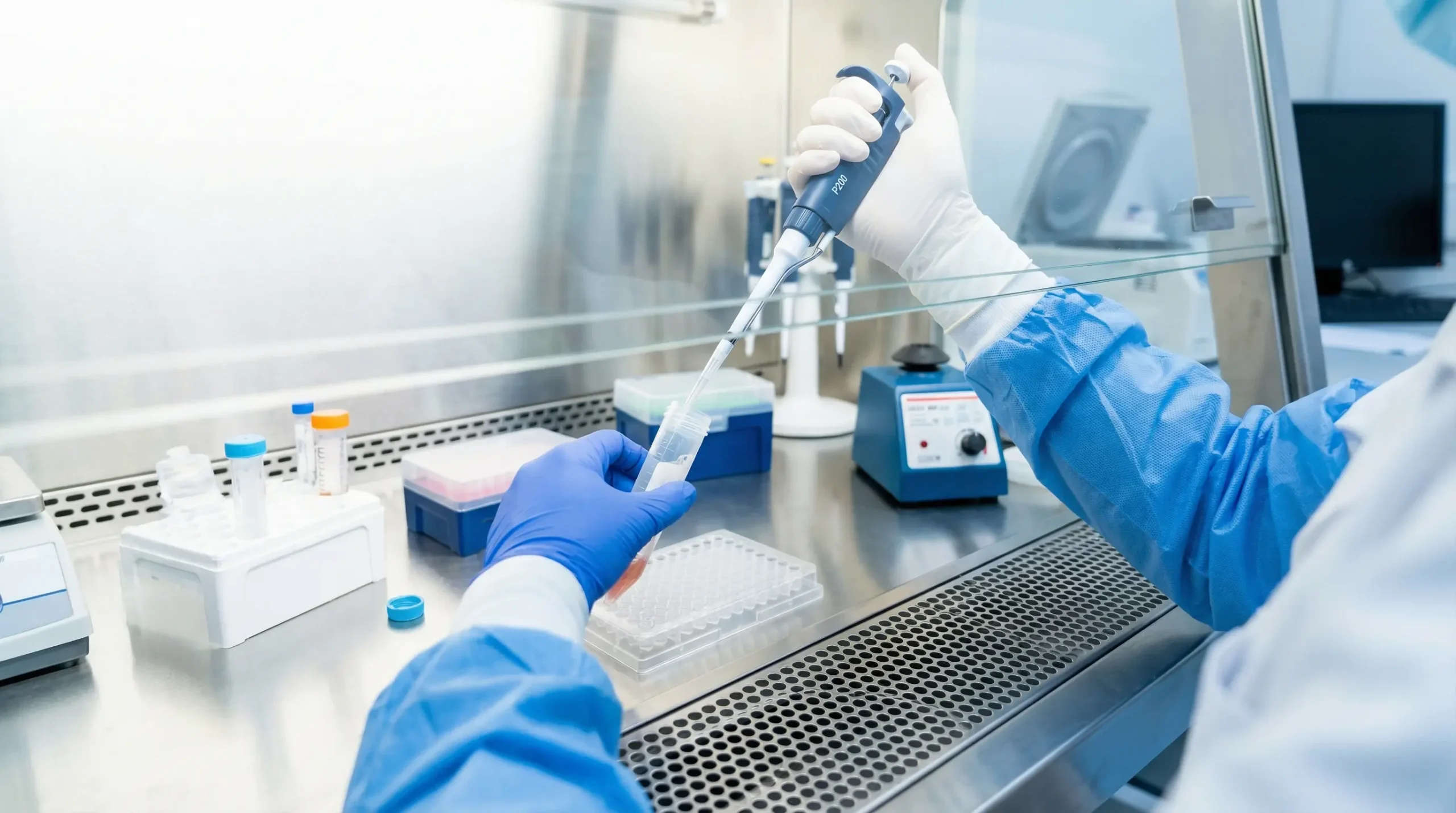 三甲医院标准化临床基因扩增（PCR）实验室净化工程（四区分隔）