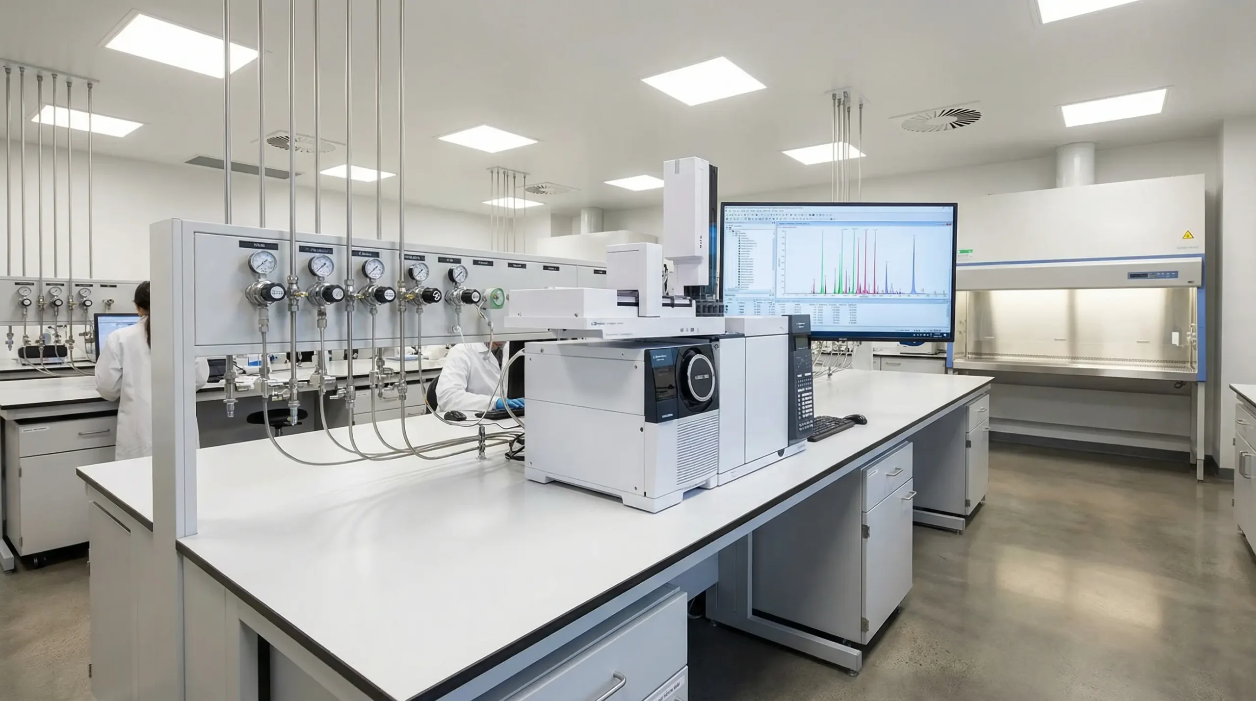 食品检测前处理室与仪器分析室整体规划与通风改造