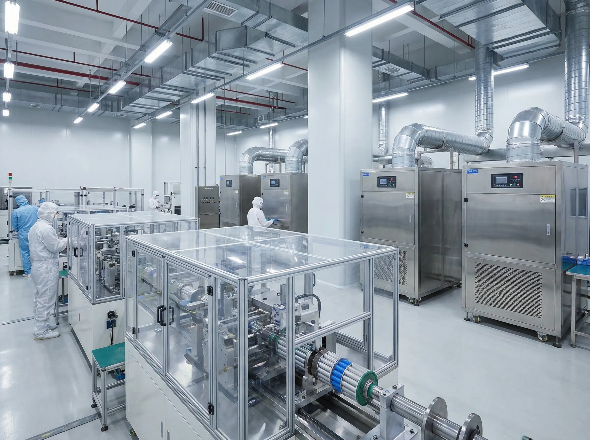 固态锂电池注液车间低露点干燥房净化工程（露点-45℃）