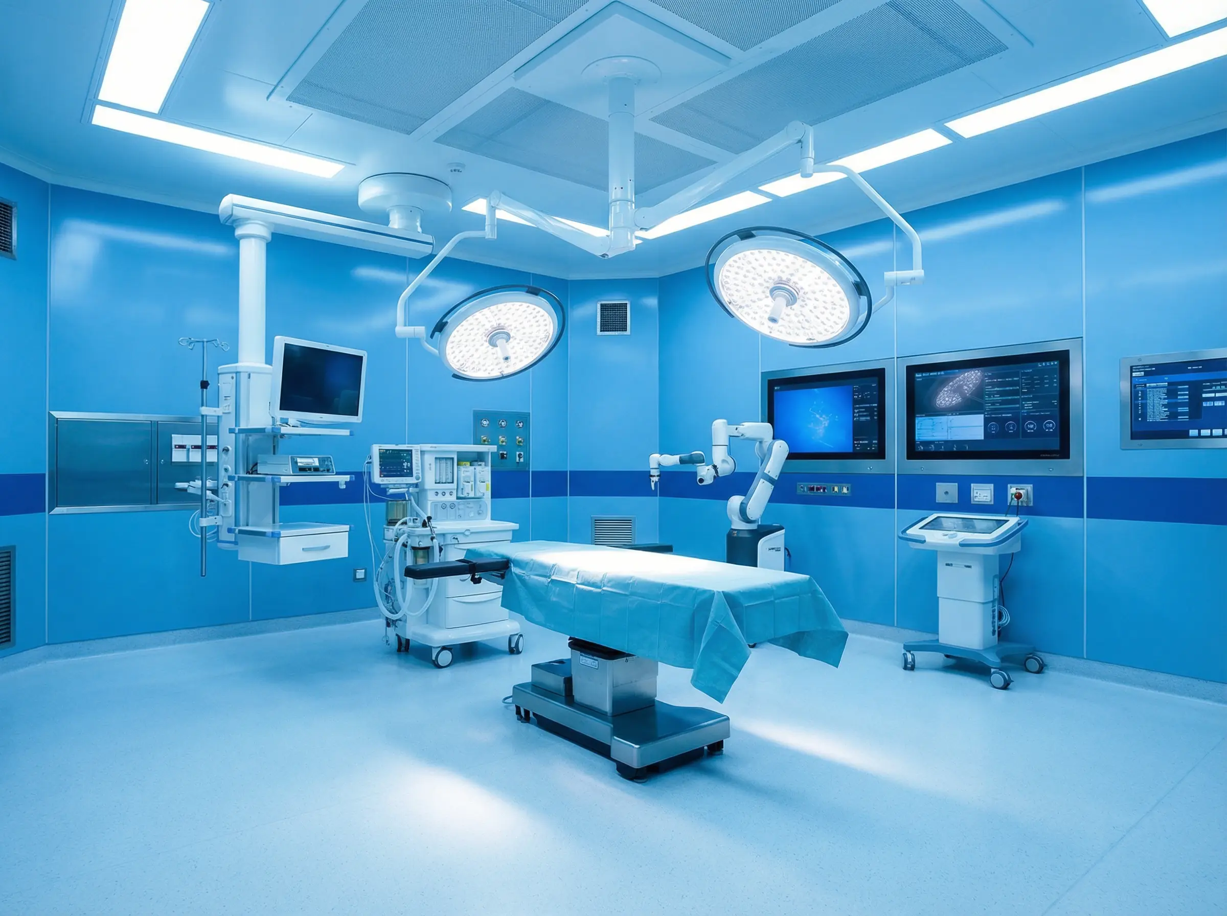 三甲医院数字化百级层流手术部净化工程（复合手术室）