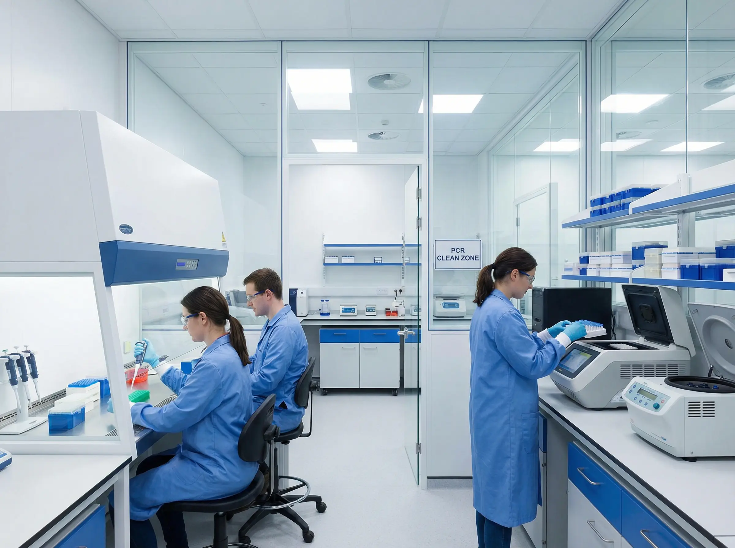 符合欧盟EU GMP标准的重组蛋白疫苗生产车间净化工程（B+A级核心区）