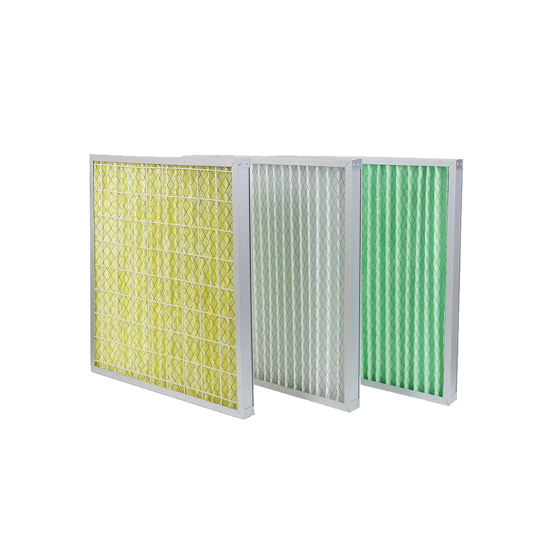 折叠式初效过滤器 – 空调通风系统预过滤与大容量防尘方案