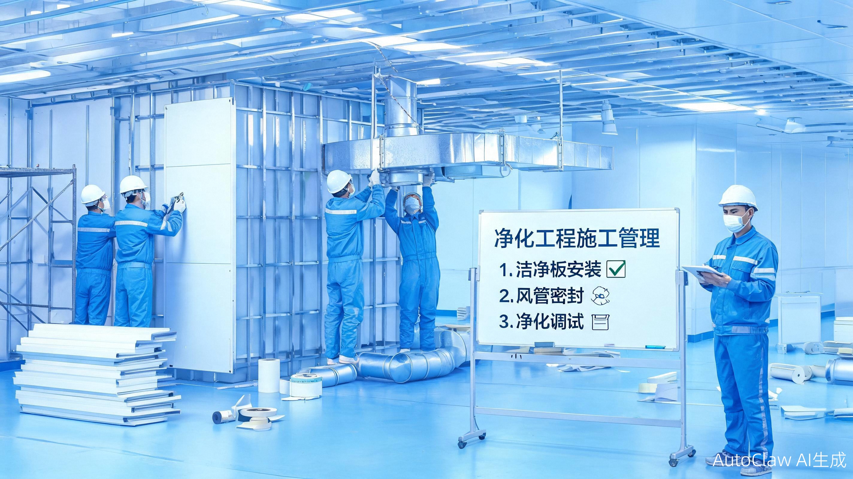 洁净室施工全流程管控